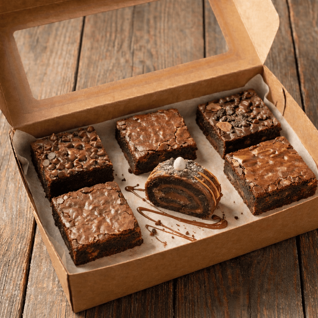 6 Mixed Brownie Box