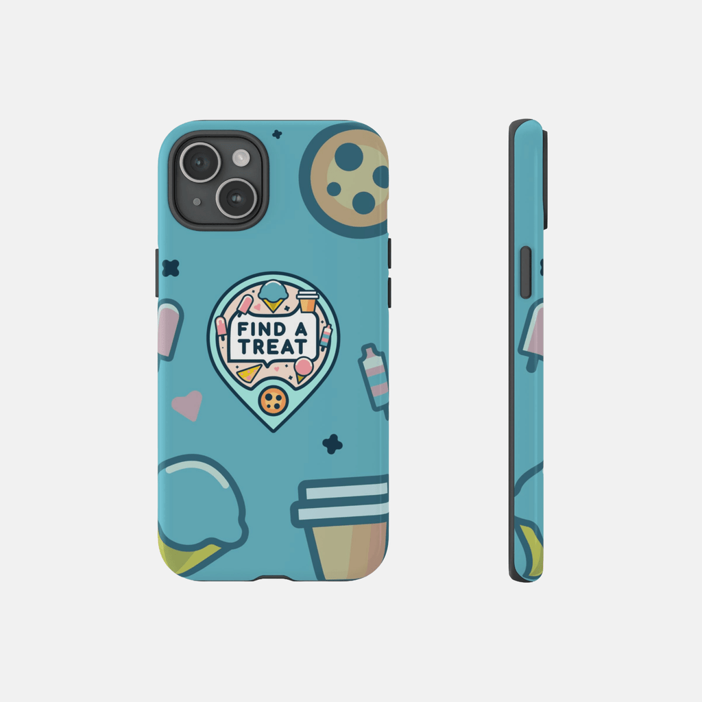 Find A Treat Logo Bubblegum Blue Phone Case