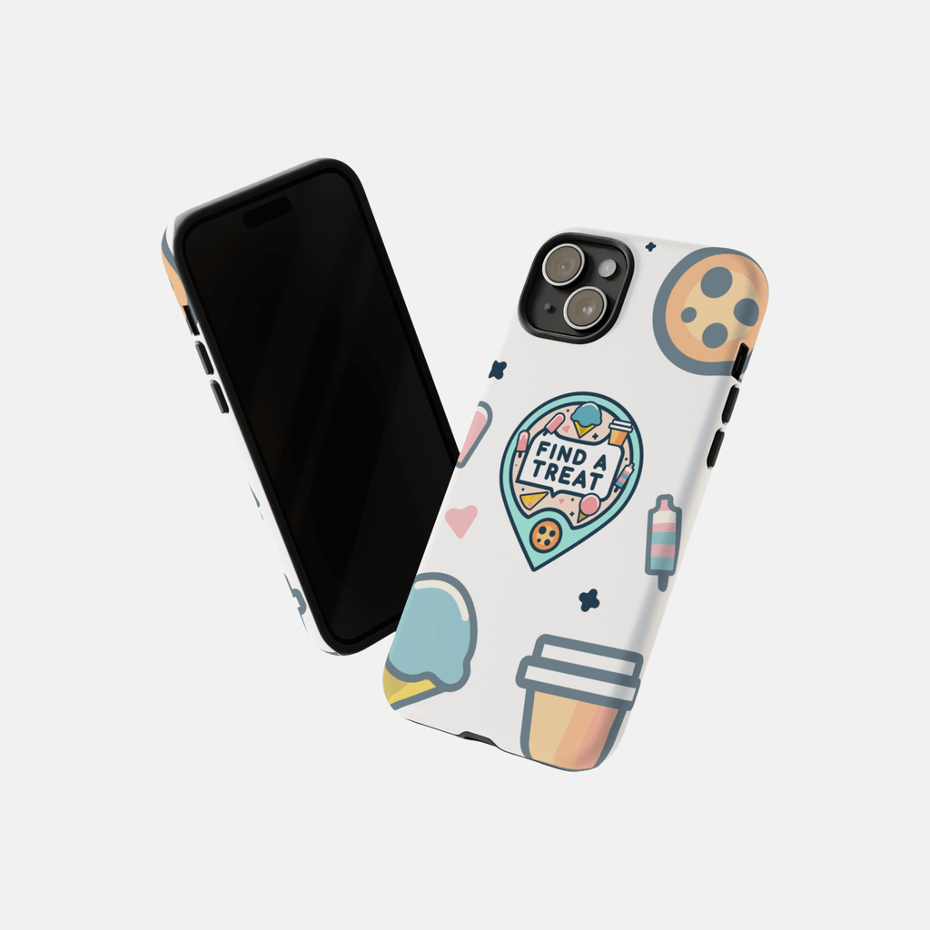 Find A Treat Logo White Phone Case