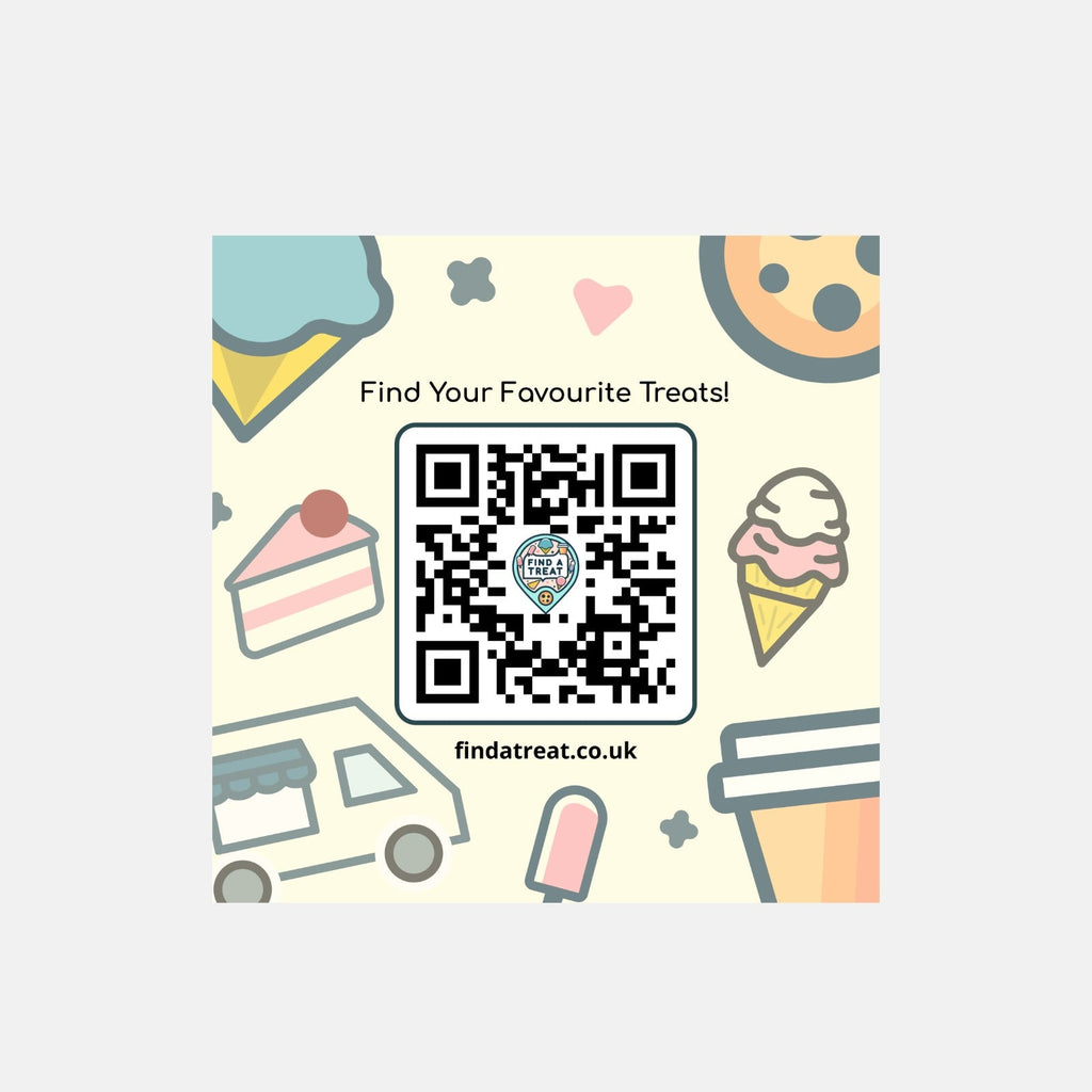 Find a Treat Vanilla Van Sticker